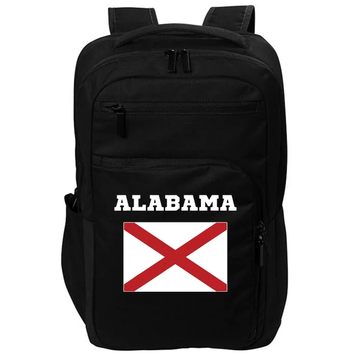 Alabama American Usa Top Travel Flag Gift Impact Tech Backpack