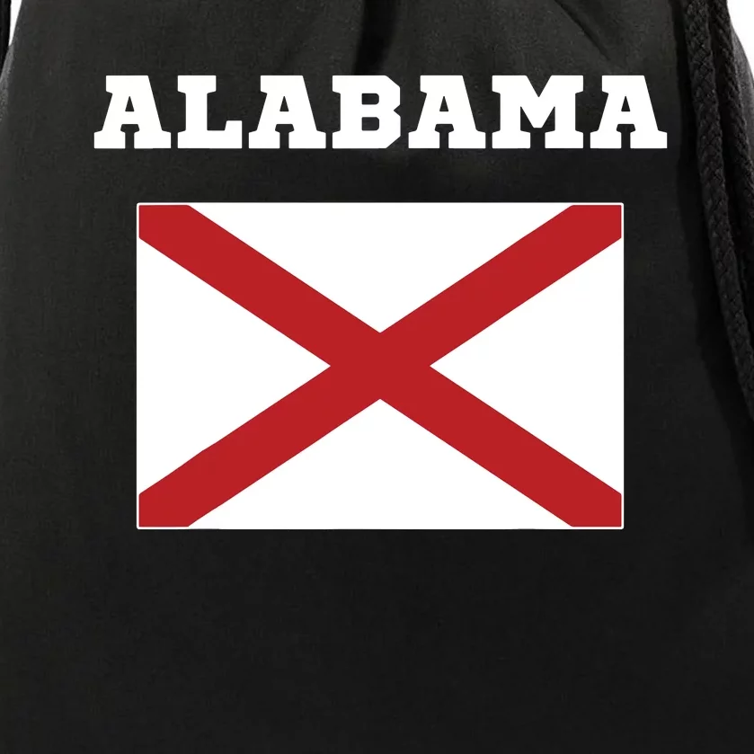 Alabama American Usa Top Travel Flag Gift Drawstring Bag