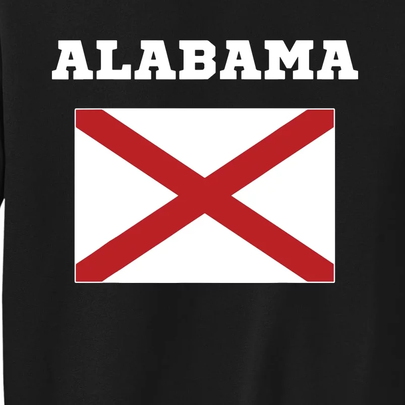 Alabama American Usa Top Travel Flag Gift Tall Sweatshirt