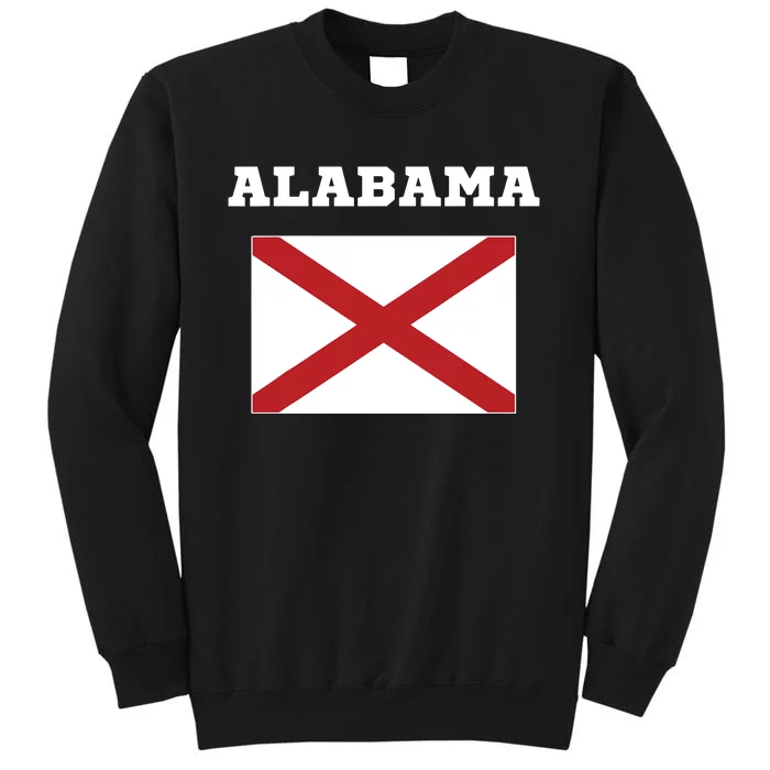 Alabama American Usa Top Travel Flag Gift Tall Sweatshirt