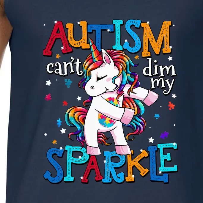 Autism Awareness Unicorn For Autism Mom Comfort Colors® Tank Top