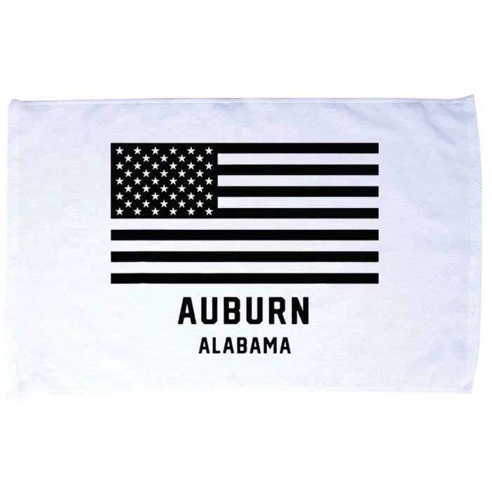 Auburn Alabama Usa American Flag Patriotic Microfiber Hand Towel