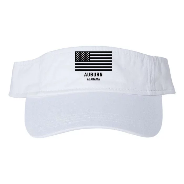 Auburn Alabama Usa American Flag Patriotic Valucap Bio-Washed Visor