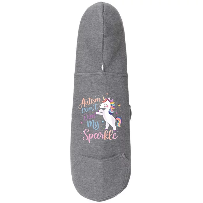 Autism Awareness Unicorn Gift Utism Mom Cool Gift Doggie 3-End Fleece Hoodie