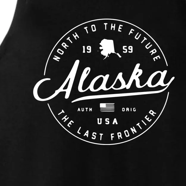 Alaska Ak Usa Ladies Tri-Blend Wicking Tank