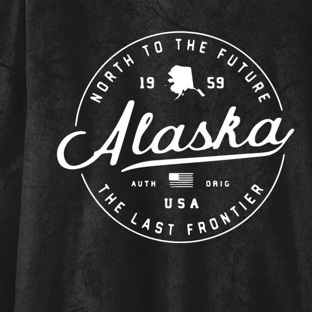 Alaska Ak Usa Hooded Wearable Blanket