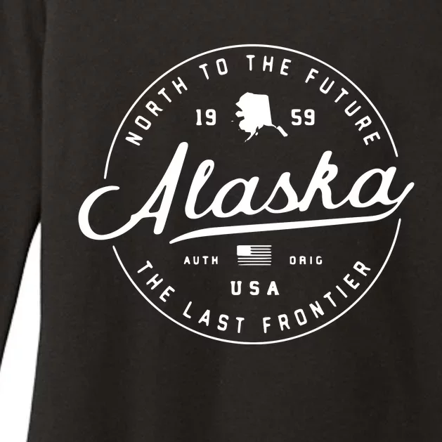 Alaska Ak Usa Womens CVC Long Sleeve Shirt