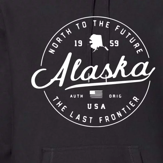 Alaska Ak Usa Premium Hoodie