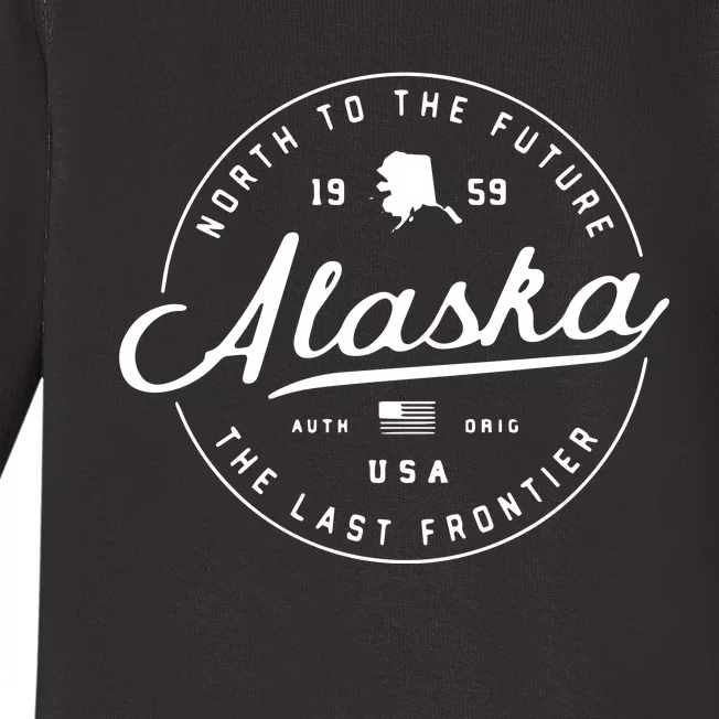 Alaska Ak Usa Baby Long Sleeve Bodysuit