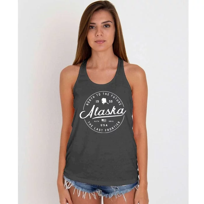 Alaska Ak Usa Women's Knotted Racerback Tank