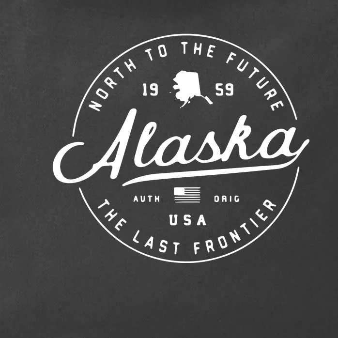 Alaska Ak Usa Zip Tote Bag