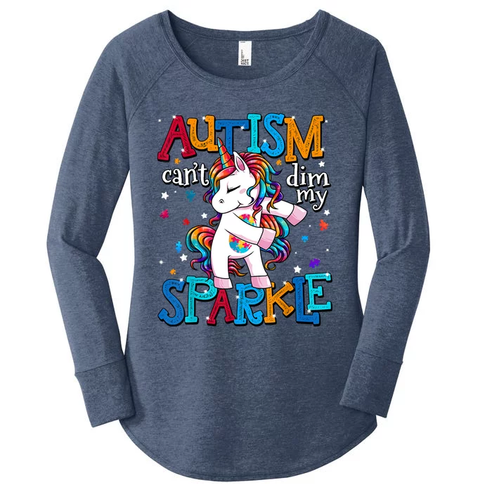 Autism Awareness Unicorn For Autism Women's Perfect Tri Tunic Long Sleeve Shirt