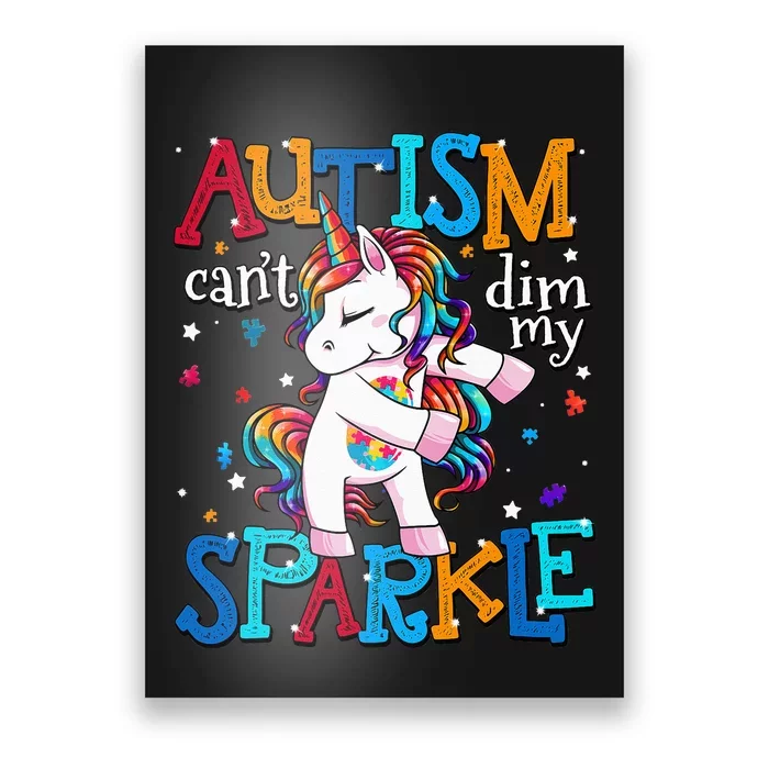 Autism Awareness Unicorn For Autism Mom Poster