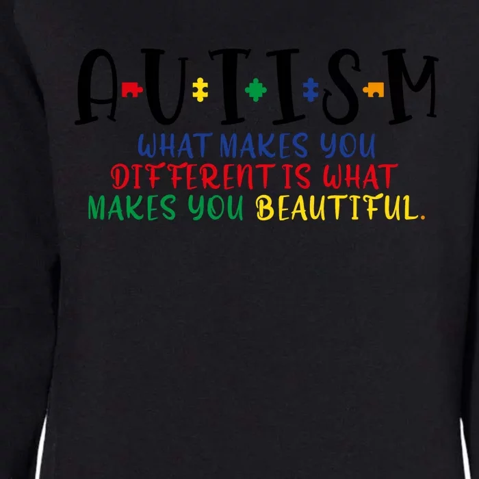 AUTISM Womens California Wash Sweatshirt