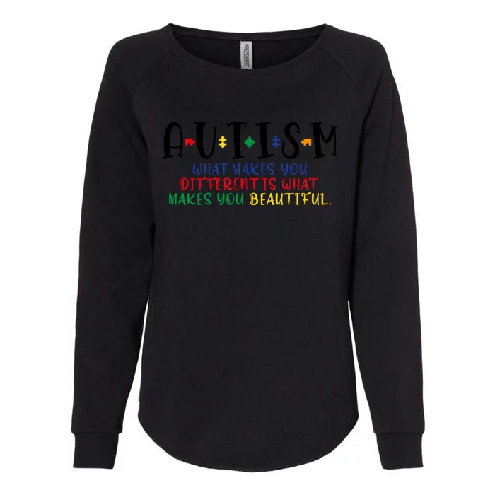 AUTISM Womens California Wash Sweatshirt