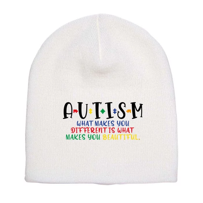 AUTISM Short Acrylic Beanie