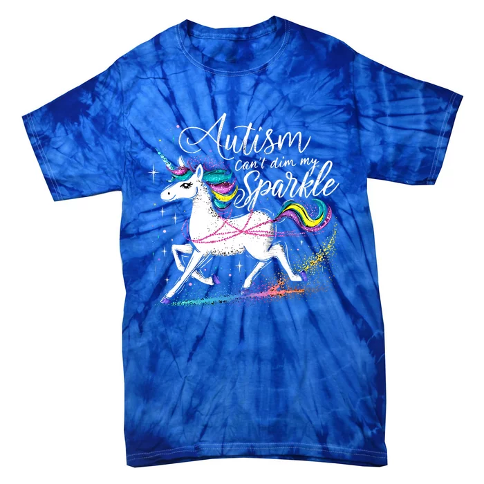 Autism Awareness Unicorn Gift Utism Mom Great Gift Tie-Dye T-Shirt