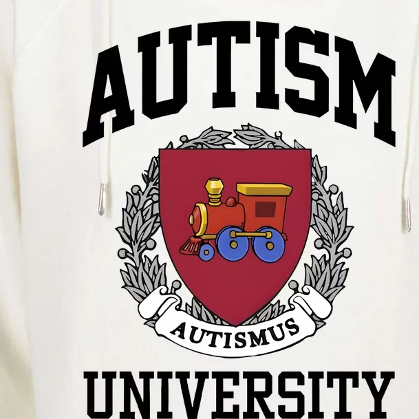 Autism Autismus University Autism Awareness Lover Womens Funnel Neck Pullover Hood