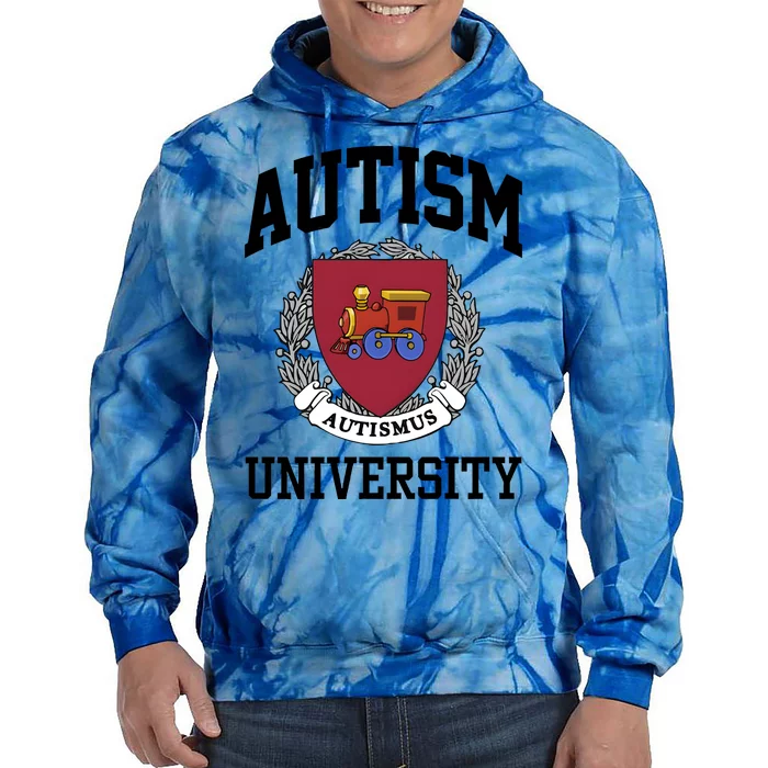 Autism Autismus University Autism Awareness Lover Tie Dye Hoodie