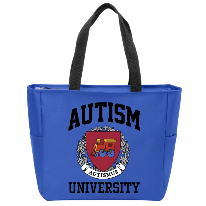 Autism Autismus University Autism Awareness Lover Zip Tote Bag