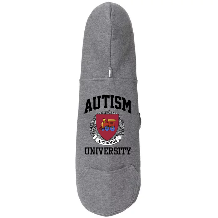 Autism Autismus University Autism Awareness Lover Doggie 3-End Fleece Hoodie