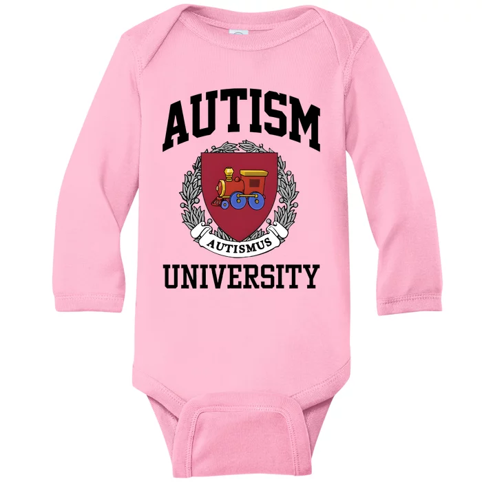 Autism Autismus University Autism Awareness Lover Baby Long Sleeve Bodysuit