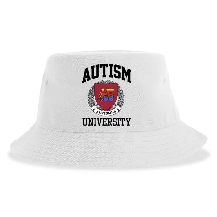 Autism Autismus University Autism Awareness Lover Sustainable Bucket Hat