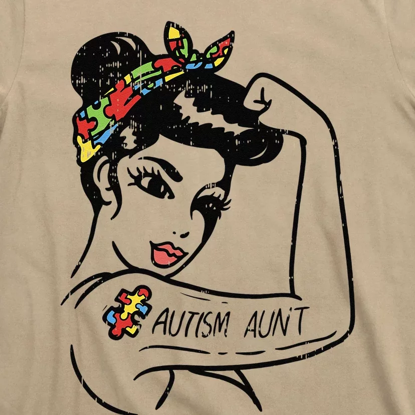 Autism Aunt Unbreakable Autistic Awareness Gift Auntie T-Shirt