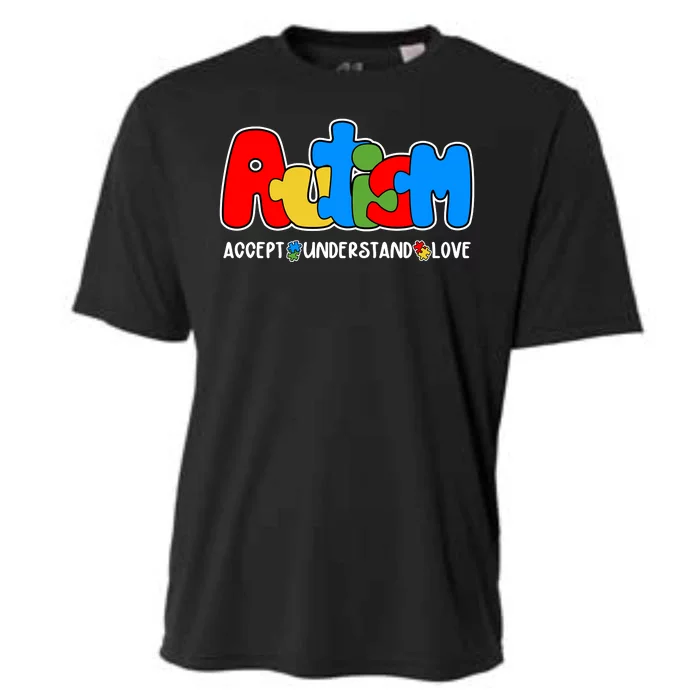 Autism Accept Understand Love Awareness Cooling Performance Crew T-Shirt