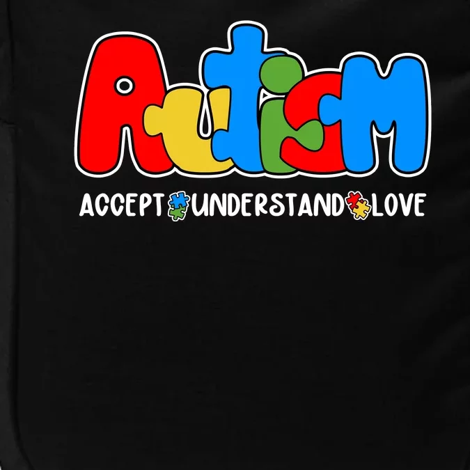 Autism Accept Understand Love Awareness Impact Tech Backpack