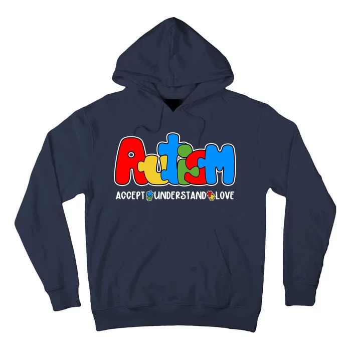 Autism Accept Understand Love Awareness Tall Hoodie