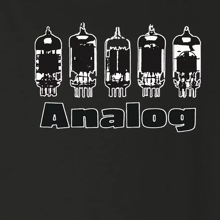 Aesthetic Analog Vacuum Tubes Audio Design Toddler Long Sleeve Shirt