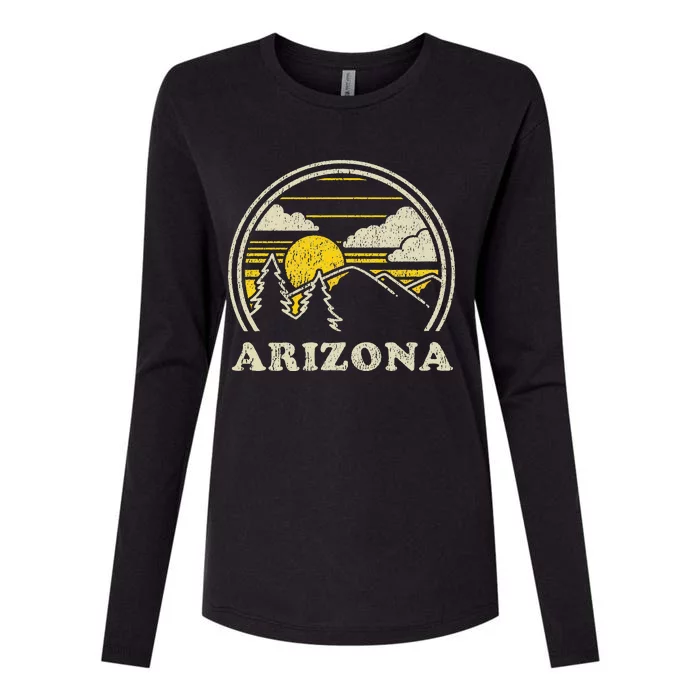 Arizona AZ Vintage Hiking Mountains Womens Cotton Relaxed Long Sleeve T-Shirt