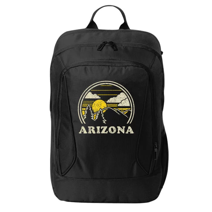 Arizona AZ Vintage Hiking Mountains City Backpack