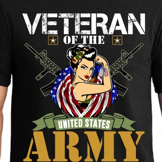 American Army Veteran Female U.S. Army Veteran Gifts Pajama Set