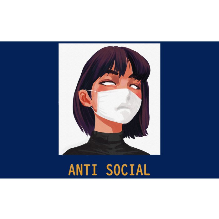 Antisocial Aesthetic Vaporwave Anime Japanese Goth Bumper Sticker