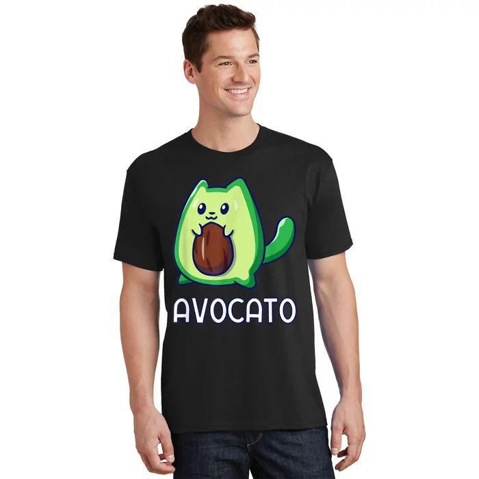 Avogato Avocado Vegan Cat T-Shirt