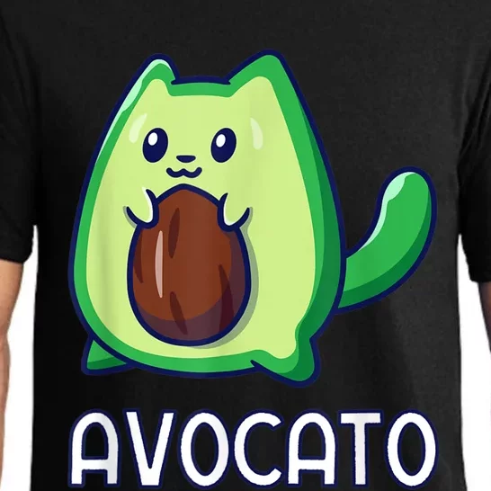 Avogato Avocado Vegan Cat Pajama Set