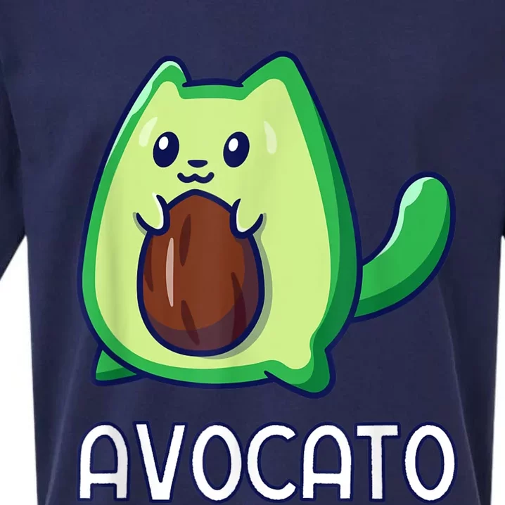 Avogato Avocado Vegan Cat Sueded Cloud Jersey T-Shirt