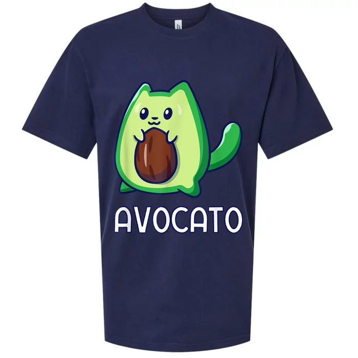 Avogato Avocado Vegan Cat Sueded Cloud Jersey T-Shirt