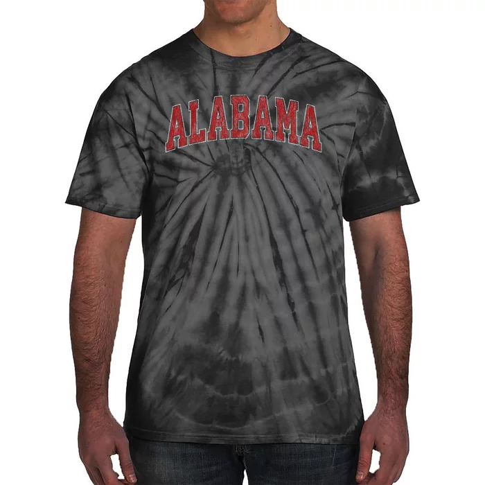 Alabama Al Vintage Sports Design Gifts Tie-Dye T-Shirt