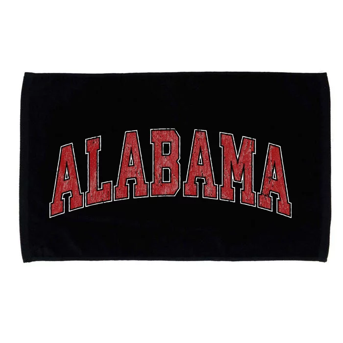 Alabama Al Vintage Sports Design Gifts Microfiber Hand Towel