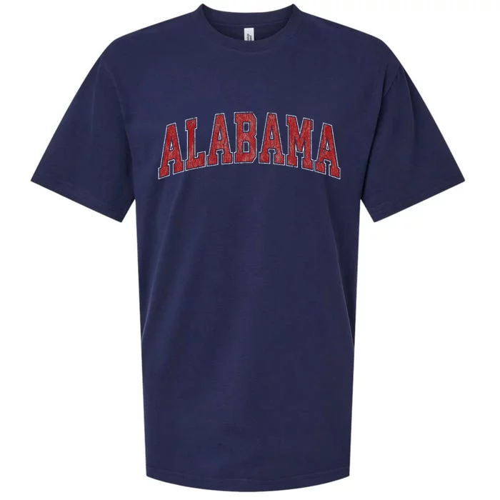 Alabama Al Vintage Sports Design Gifts Sueded Cloud Jersey T-Shirt