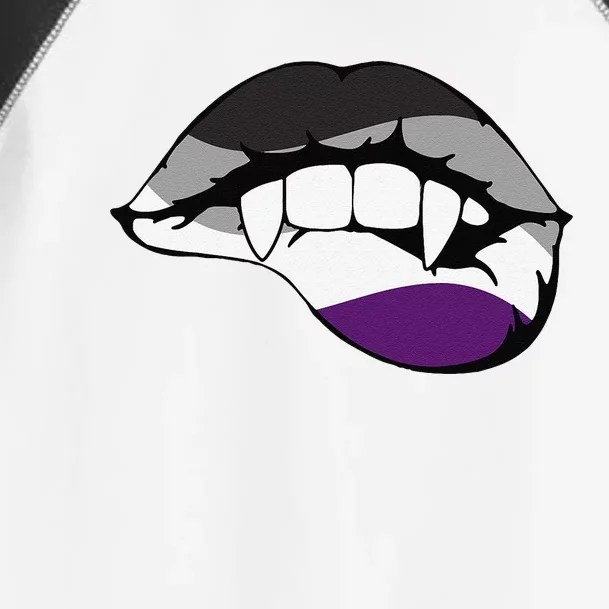 Asexual Ace Vampire Lips Fangs Costume Easy Halloween Gifts Toddler Fine Jersey T-Shirt