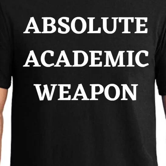 Absolute Academic Weapon Funny Trend Pajama Set