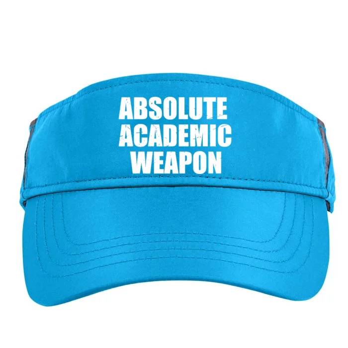 Absolute Academic Weapon Funny Trend Adult Drive Performance Visor