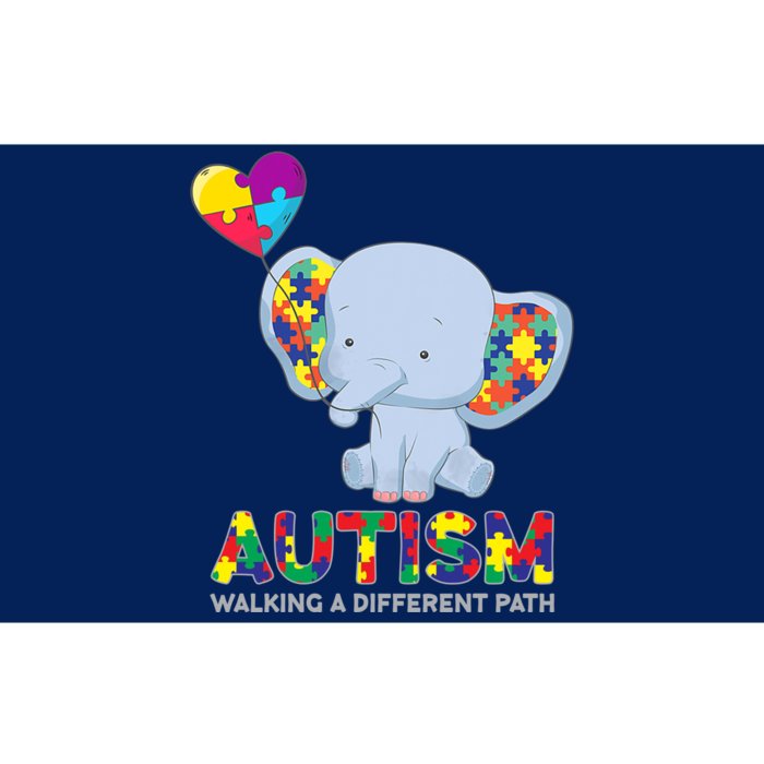 Autism Awareness Walking A Different Path Elephant Bumper Sticker