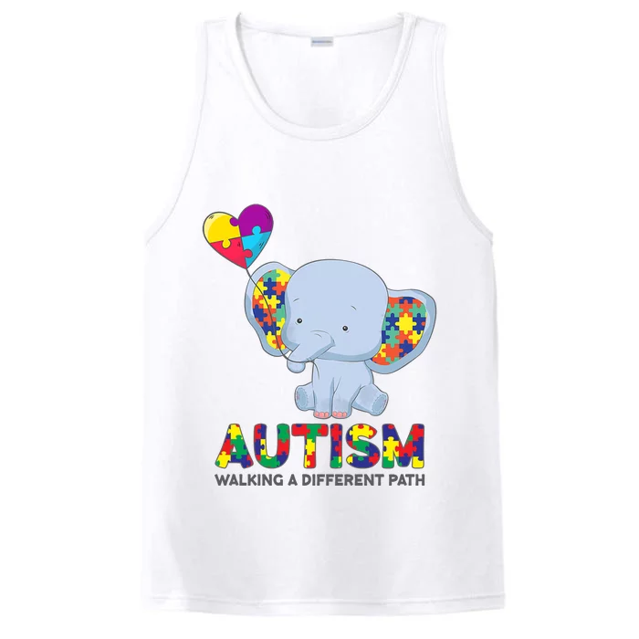 Autism Awareness Walking A Different Path Elephant Performance Tank