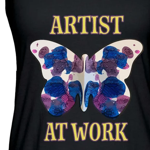 Artiist At Work 2 Ladies Essential Flowy Tank