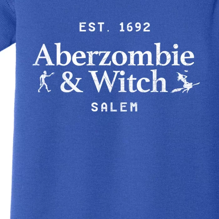 Aberzombie And Witch Est 1692 Salem Cute Cute Gift Cool Gift Baby Bodysuit